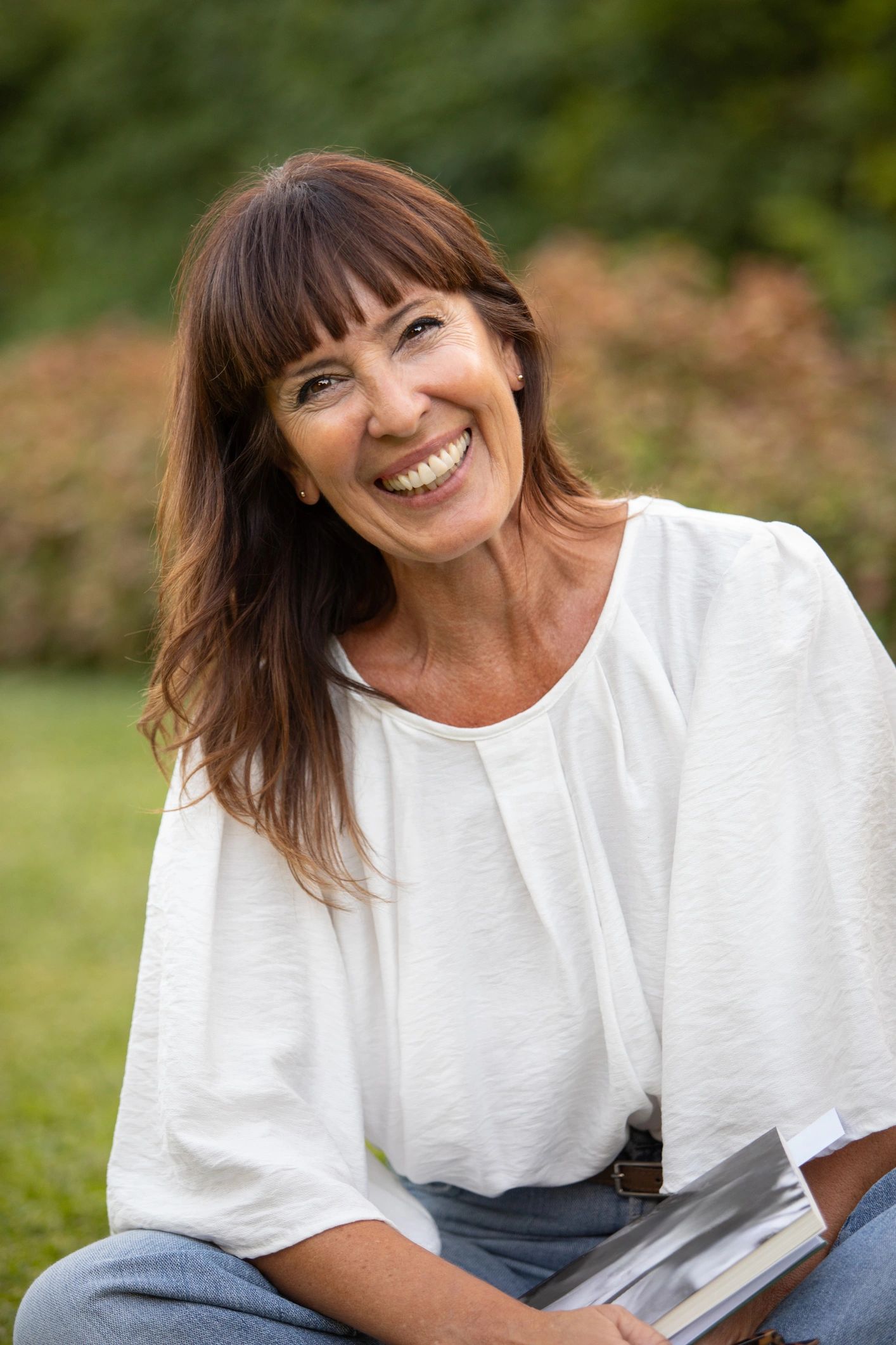 Portrait of smiling woman